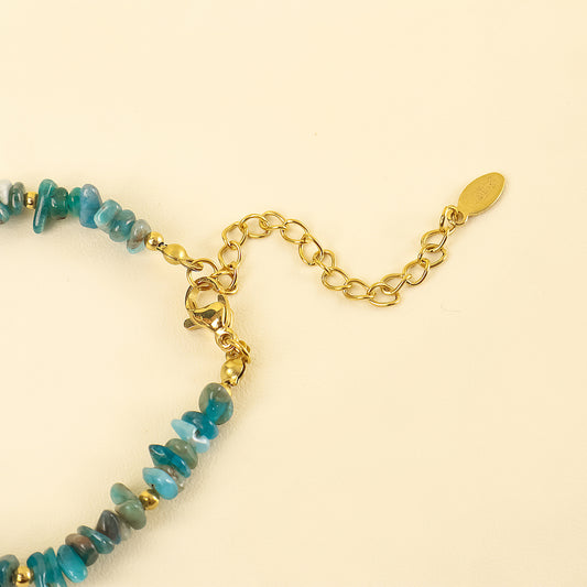 Bohemian Harmony Apatite Bracelet